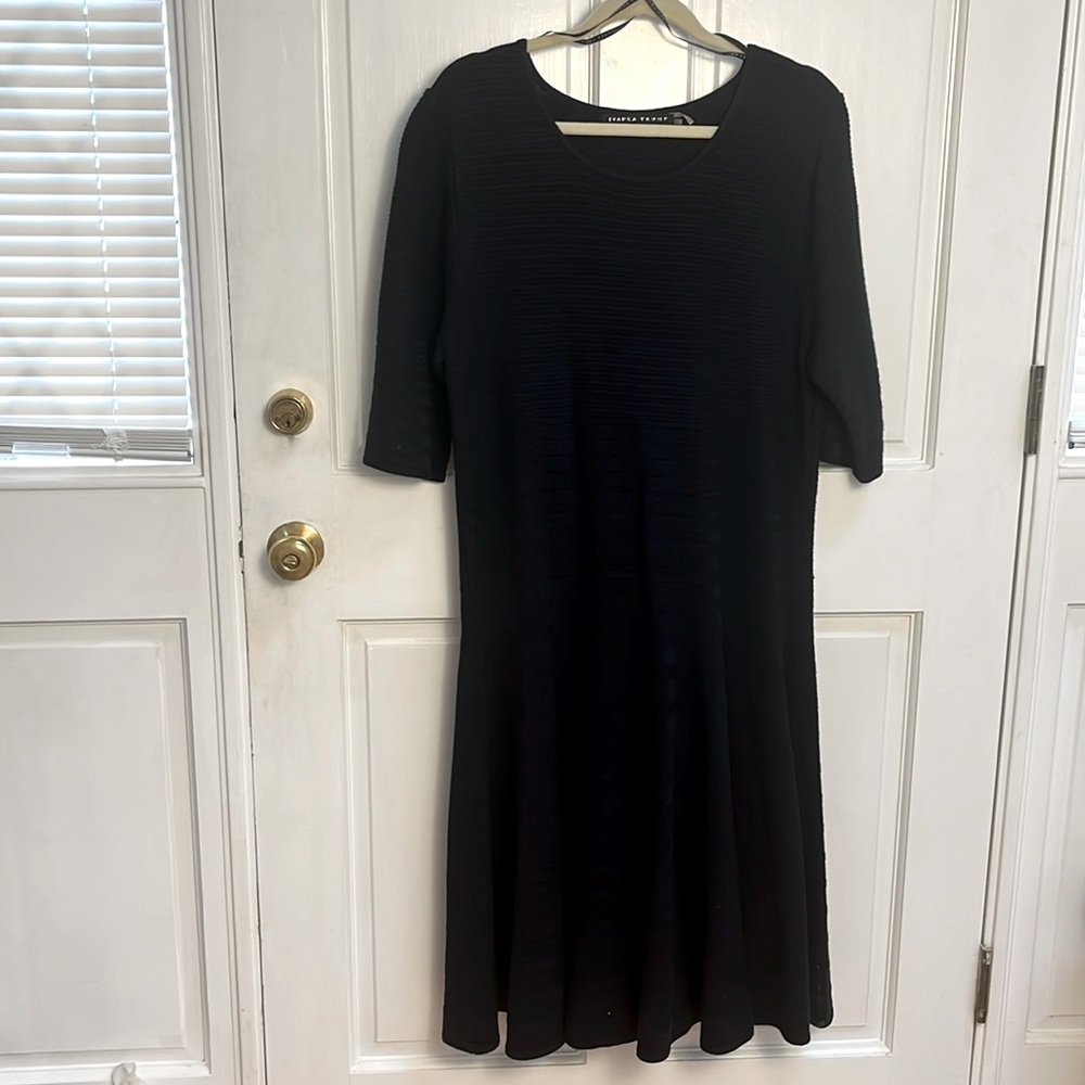 Ivanka Trump navy Midi Dress